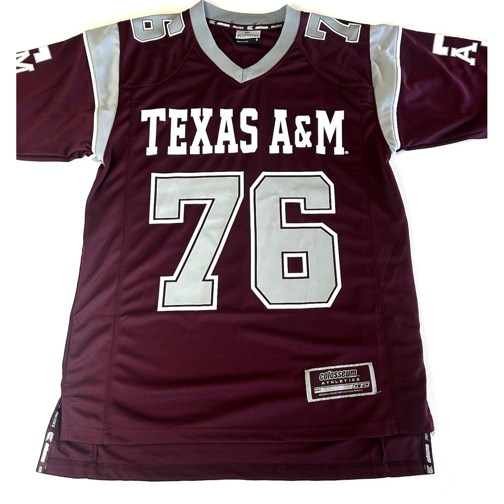 Colosseu Texas A&M Aggies Football Jersey #76 Men's S